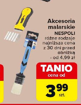 Pędzel malarski cienki Nespoli promocja