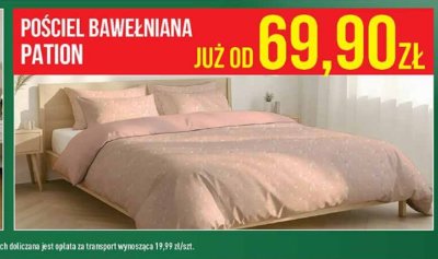 Pościel bawełniana PATION promocja w Biedronka
