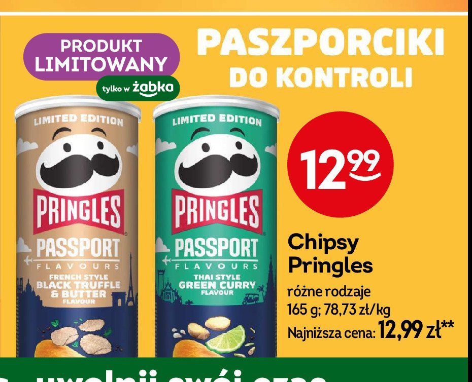 Chipsy thai style green curry Pringles passport flavours promocja w Żabka