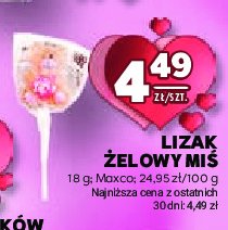 Lizak żelowy miś Maxco promocja