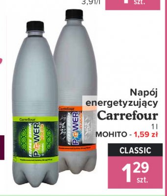 Napój energetyczny mojito Power energy drink promocja