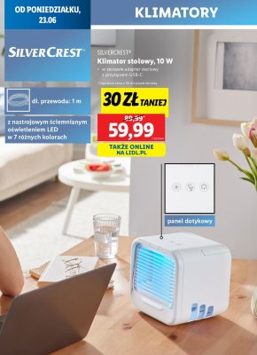 Klimator przenośny 10 w Silvercrest promocja