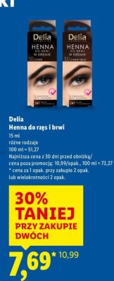 Henna do rzęs i brwi promocja w Lidl