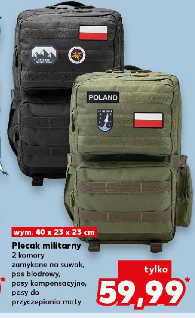 Plecak militarny promocja