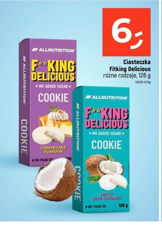 Ciastka kokosowe FITKING DELICIOUS promocja w Dealz