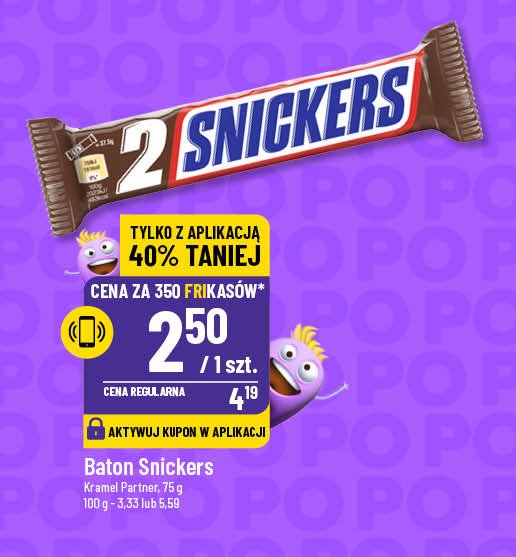 Baton Snickers x 2 promocja