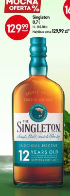 Whisky Singleton 0,7l promocja w Żabka