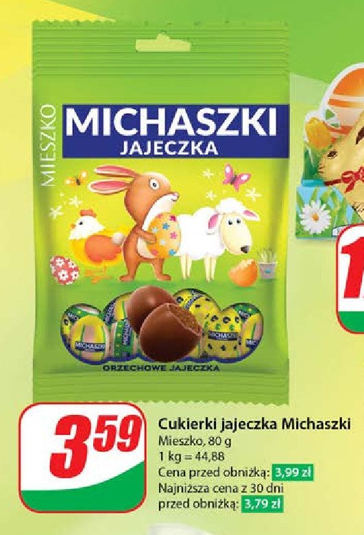 Jajeczka orzechowe Mieszko michaszki promocja