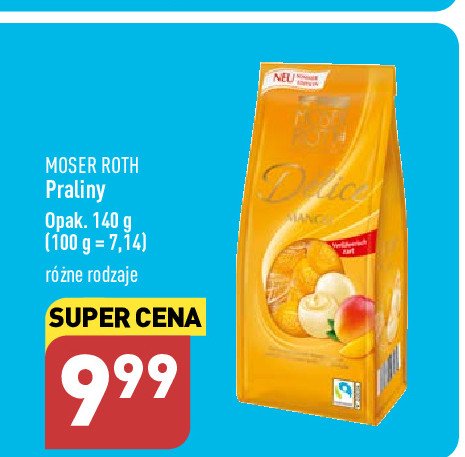 Praliny z nadzienem mango Moser roth promocja