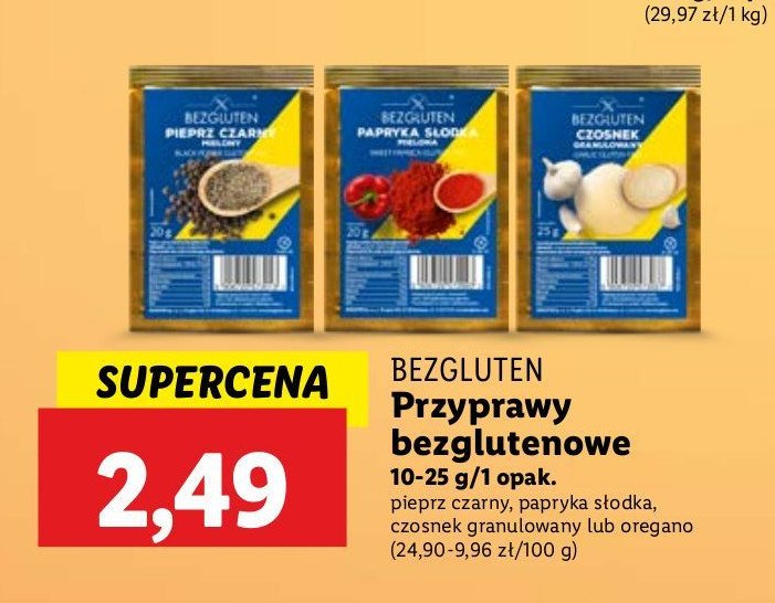 Czosnek granulowany Bezgluten promocja