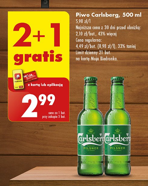 Piwo Carlsberg export premium pilsner promocja