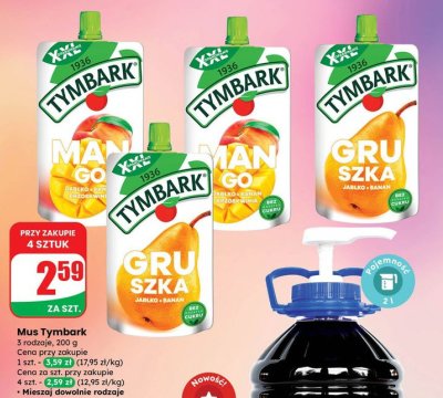 Mus Tymbark - Gruszka promocja w Dino