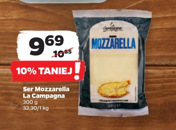 Ser mozzarella La campagna promocja