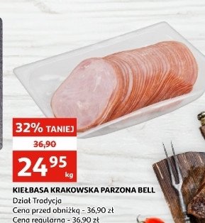 Kiełbasa krakowska parzona Bell polska promocja