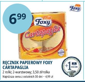 Ręcznik kuchenny Foxy cartapaglia promocja w Stokrotka