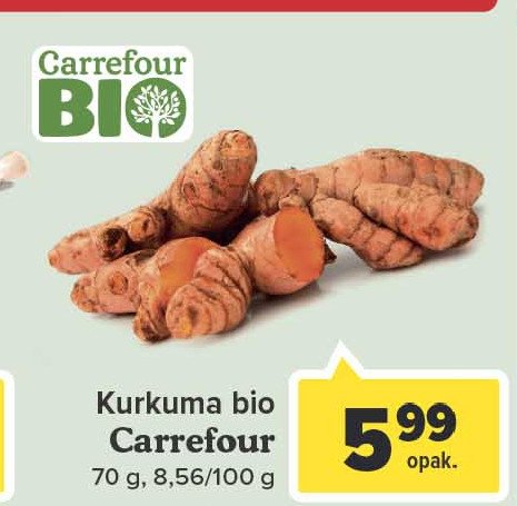 Kurkuma bio Carrefour bio promocja