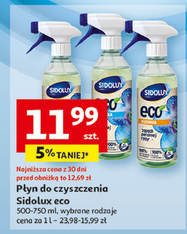 Płyn do czyszczenia kuchni eco Sidolux promocja