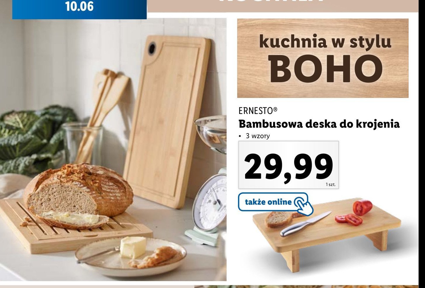 Deska bambusowa Ernesto promocja