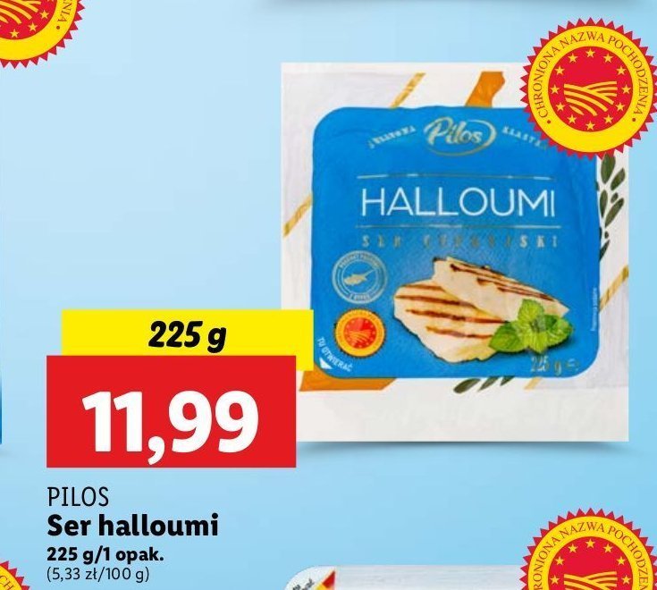 Ser halloumi Pilos promocja