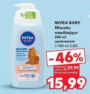 Mleczko nawilżające Nivea baby ochronny promocja