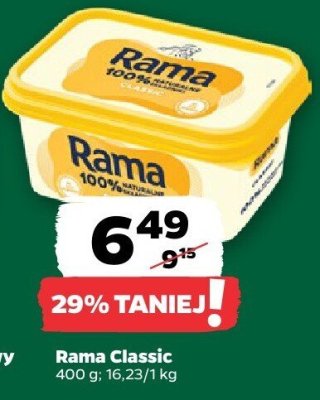 Rama Classic margaryna promocja w Netto