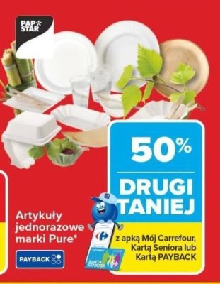 Artykuły jednorazowe Pure promocja w Carrefour