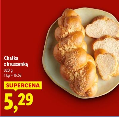 Chałka z kruszonką promocja w Lidl