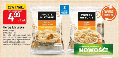 Pierogi lub uszka Proste Historie wybrane rodzaje promocja w POLOmarket