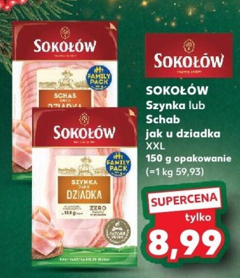 Szynka jak u dziadka XXL SOKOŁÓW promocja w Kaufland