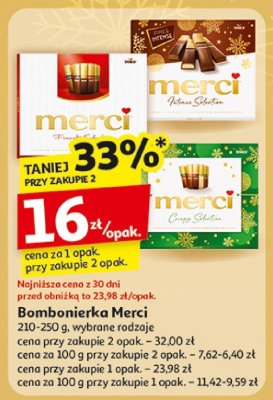 Bombonierka Merci promocja w Auchan