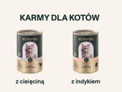 Mokra karma dla kota Nutrivida z indykiem promocja w Stokrotka