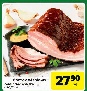 Boczek wiśniowy promocja w Carrefour Express