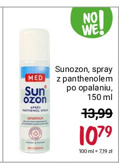 Spray po opalaniu Sun ozon promocja