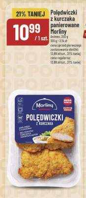 Poledwiczki z kurczaka panierowane Morliny promocja w POLOmarket