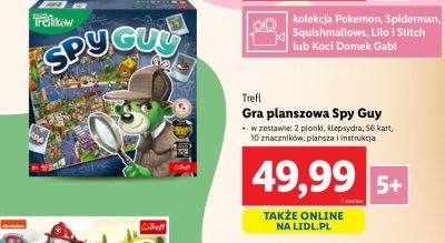 Gra spy guy Trefl promocja