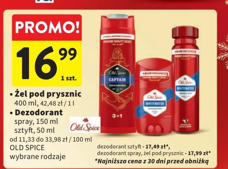 Żel pod prysznic Old spice captain promocja