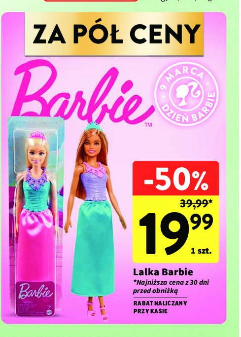 Lalka Barbie promocja w Intermarche