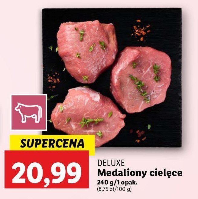 Medaliony z cielęciny Deluxe promocja