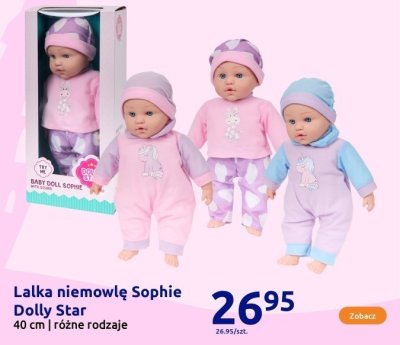 Lalka niemowlę Sophie Dolly Star 40 cm - różne rodzaje promocja w Action