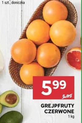 Grejpfruty czerwone promocja w Stokrotka