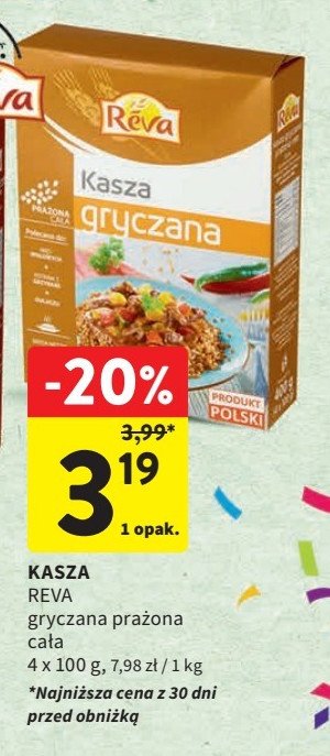 Kasza gryczana Reva promocja