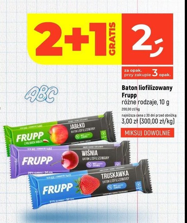 Baton jabłko Celiko frupp promocja