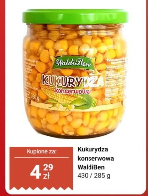 Kukurydza konserwowa  promocja w Dino
