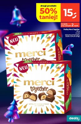 Praliny Merci Together promocja w Dealz