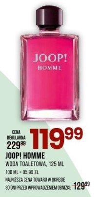 Perfumy Joop! Homme woda toaletowa męska 125 ml promocja w Drogerie Natura
