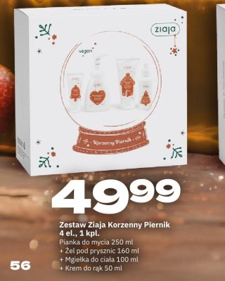 Zestaw Ziaja Korzenny Piernik 4 el., 1 kpl. promocja w Twój Market