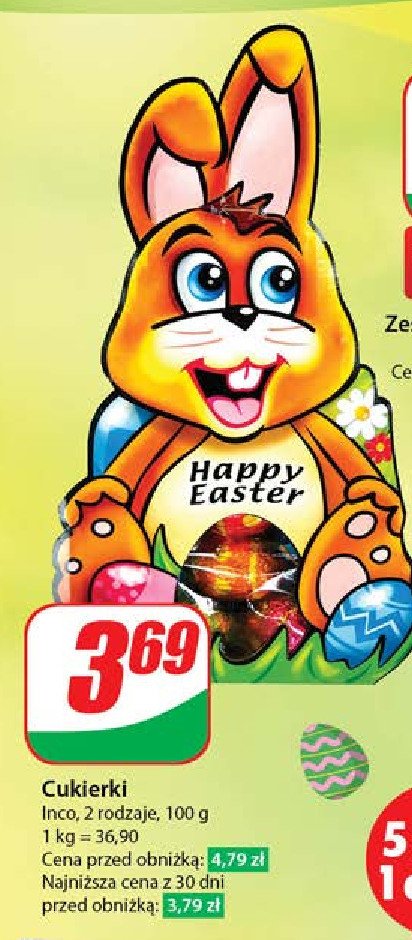 Cukierki happy easter Inco promocja