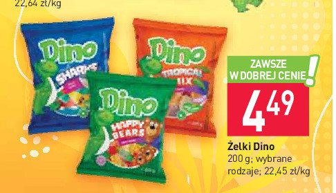 Żelki sharks Dino promocja