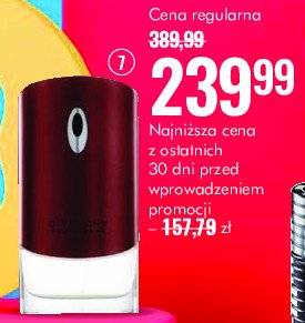 Woda toaletowa GIVENCHY POUR HOMME promocja