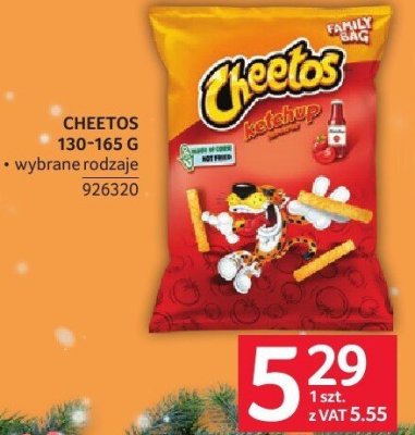Chipsy Cheetos 130-165 g • wybrane rodzaje promocja w Selgros